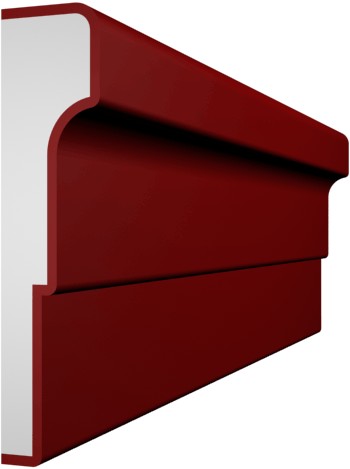 EVKL-20 kültéri felületkezelt díszléc 30x130 mm