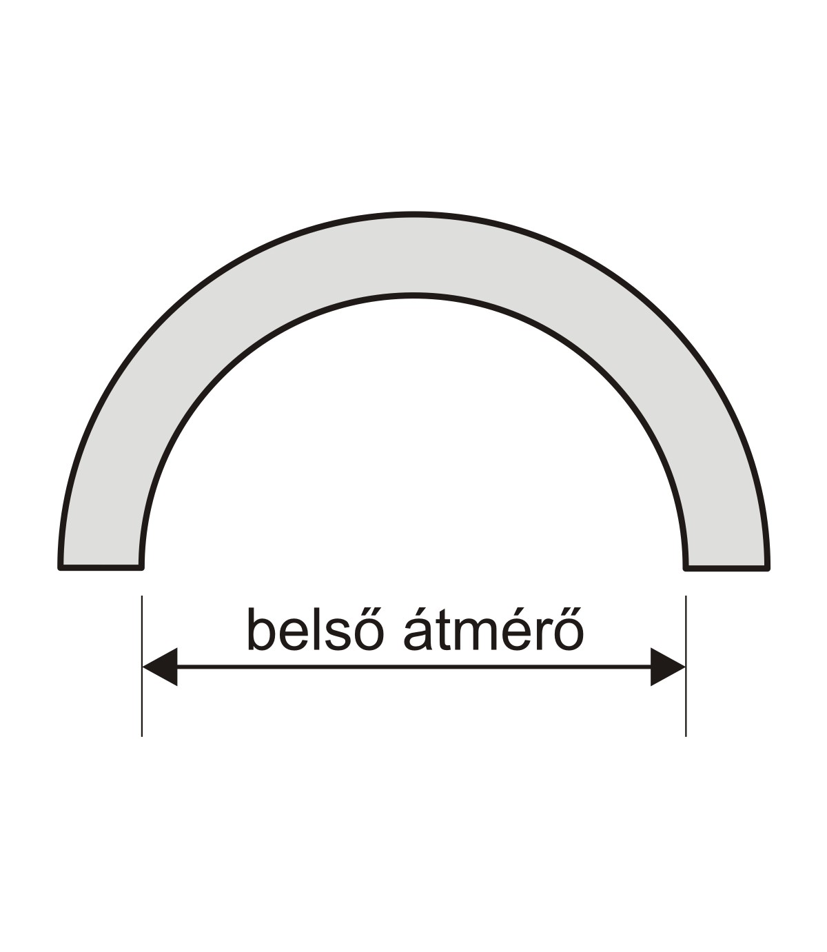 PO-12A natúr sima féloszlop 5-9 cm