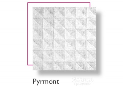 01 Pyrmont mennyezeti burkolólap, 50x50 cm, vastagsága 10 mm