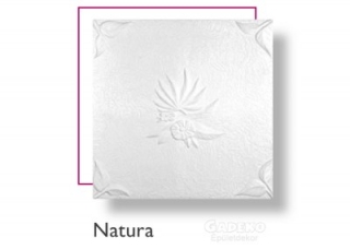 02 Natura nútos mennyezeti burkolólap, 50x50 cm, vastagsága 10 mm